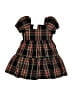Crewcuts 100% Cotton Plaid Black Dress Size 4 - photo 1