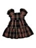 Crewcuts 100% Cotton Plaid Black Dress Size 4 - photo 2