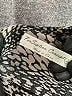 Perseption Concept Animal Print Silver Long Sleeve Blouse Size L - photo 4