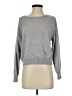 Central Park West Metallic Gray Pullover Sweater Size S - photo 1