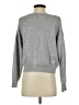 Central Park West Metallic Gray Pullover Sweater Size S - photo 2