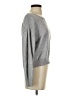 Central Park West Metallic Gray Pullover Sweater Size S - photo 4