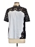 Halogen Blue Short Sleeve Blouse Size L (petite) - photo 1
