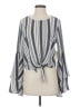 Altar'd State Gray Long Sleeve Blouse Size S - photo 1
