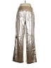 Cato 100% Polyester Metallic Silver Casual Pants Size 12 - photo 2