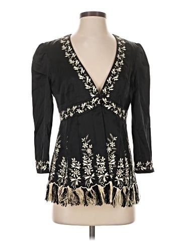 Nanette Lepore 3/4 Sleeve Silk Top (view 1)