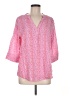 Escapada 100% Rayon Pink 3/4 Sleeve Blouse Size M - photo 1