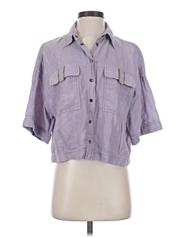 Brunello Cucinelli 3/4 Sleeve Button-Down Shirt (view 1)