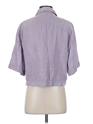 Brunello Cucinelli 3/4 Sleeve Button-Down Shirt (view 2)