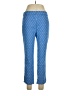 Tribal Print Blue Casual Pants Size 12 - photo 1