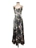 Nicole Miller 100% Polyester Silver Cocktail Dress Size 4 - photo 1