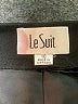 Le Suit 100% Polyester Solid Black Dress Pants Size 10 - photo 7