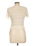 Unbranded Ivory Short Sleeve Blouse Size L - photo 2