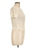 Unbranded Ivory Short Sleeve Blouse Size L - photo 4