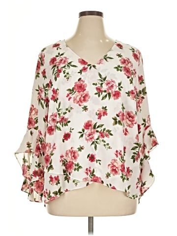 Chelsea & Theodore 3/4 Sleeve Blouse (view 1)