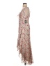 Express 100% Polyester Paisley Tan Cocktail Dress Size XS - photo 5