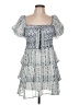Francesca's 100% Polyester Blue Casual Dress Size L - photo 1