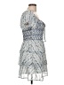 Francesca's 100% Polyester Blue Casual Dress Size L - photo 4
