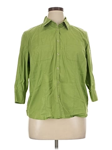 Style&Co 3/4 Sleeve Button-Down Shirt (view 1)