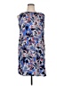 Halogen 100% Polyester Print Blue Casual Dress Size XL - photo 1