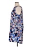 Halogen 100% Polyester Print Blue Casual Dress Size XL - photo 5