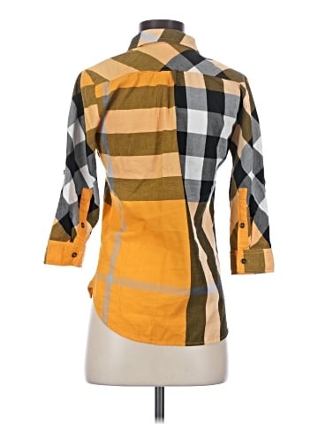 Burberry Brit 3/4 Sleeve Button-Down Shirt (view 2)