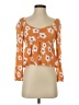 Altar'd State 100% Rayon Orange 3/4 Sleeve Top Size S - photo 1