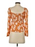 Altar'd State 100% Rayon Orange 3/4 Sleeve Top Size S - photo 2