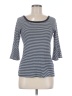 Three Dots Blue 3/4 Sleeve Top Size M - photo 1