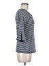Three Dots Blue 3/4 Sleeve Top Size M - photo 4