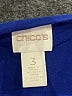 Chico's 100% Rayon Blue 3/4 Sleeve Blouse Size XL (3) - photo 7