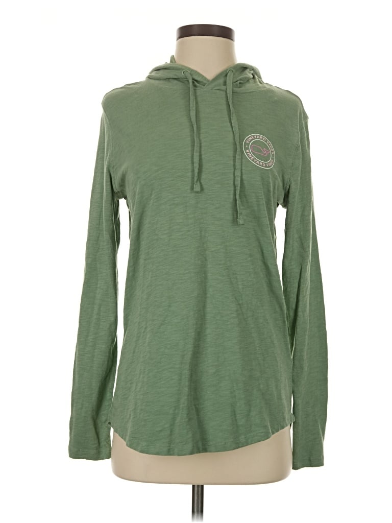 Pre-owned Vineyard Vines Pullover Hoodie In Green