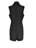 Tea & Cup 100% Polyester Solid Black Romper Size S - photo 2