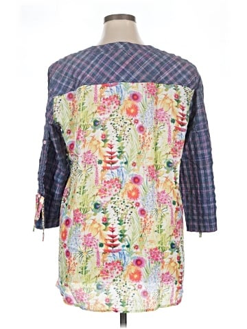 Sharon Young 3/4 Sleeve Button-Down Shirt (view 2)