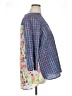 Sharon Young Blue 3/4 Sleeve Button-Down Shirt Size XL - photo 4
