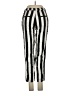Mango Stripes Silver Casual Pants Size XXS - photo 2