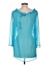 Maggie Barnes 100% Polyester Teal 3/4 Sleeve Blouse Size 0X - photo 2