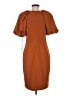Calvin Klein 100% Polyester Solid Brown Cocktail Dress Size 8 - photo 2