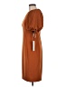 Calvin Klein 100% Polyester Solid Brown Cocktail Dress Size 8 - photo 5