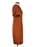 Calvin Klein 100% Polyester Solid Brown Cocktail Dress Size 8 - photo 4