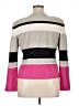 St. John Stripes Pink Wool Coat Size 14 - photo 2