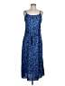 Beware! 100% Polyester Blue Casual Dress Size M - photo 1