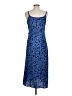 Beware! 100% Polyester Blue Casual Dress Size M - photo 2