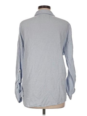 Magaschoni Long Sleeve Button-Down Shirt (view 2)