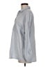 Magaschoni 100% Cotton Checkered-gingham Blue Long Sleeve Button-Down Shirt Size M (estimated) - photo 5