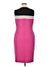St. John Color Block Pink Casual Dress Size 16 - photo 2