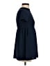 Evsie Solid Blue Casual Dress Size S - photo 4