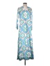 Hale Bob Print Blue Casual Dress Size S - photo 1