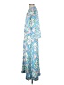 Hale Bob Print Blue Casual Dress Size S - photo 5