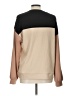 MIHOLL Color Block Tan Sweatshirt Size L - photo 2